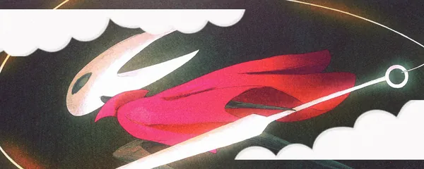 Hornet banner: needle and thread