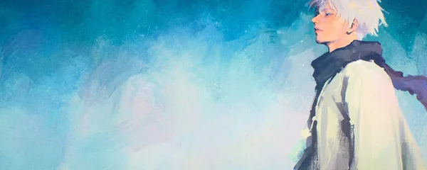 Gojo Satoru banner: infinite blue eyes