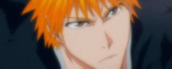 Ichigo banner: orange hair and concrete