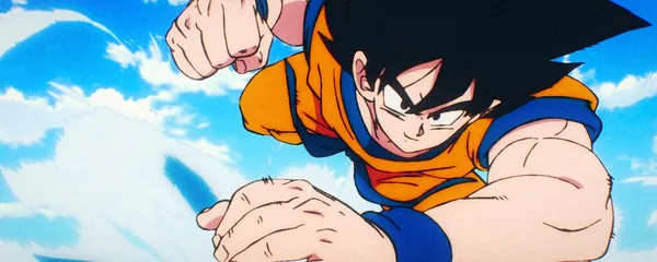 Goku banner: orange gi and weighted boots