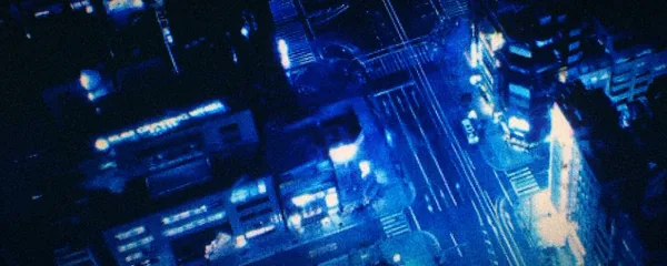 Neon banner: neon city at 3am